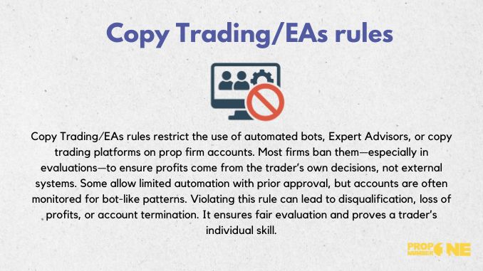 Copy Trading_EAs rules
